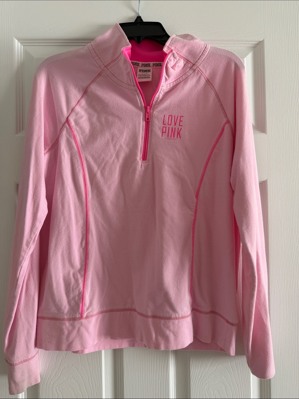 Pink by VS 1/4 zip